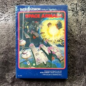 Space Armada Mattel Intellivision - Complete w/ Game, Box & Manual